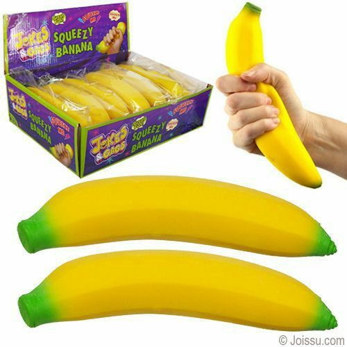 Banana Squishy Slow Rising Stress Ball – Sensory Fidget Toy