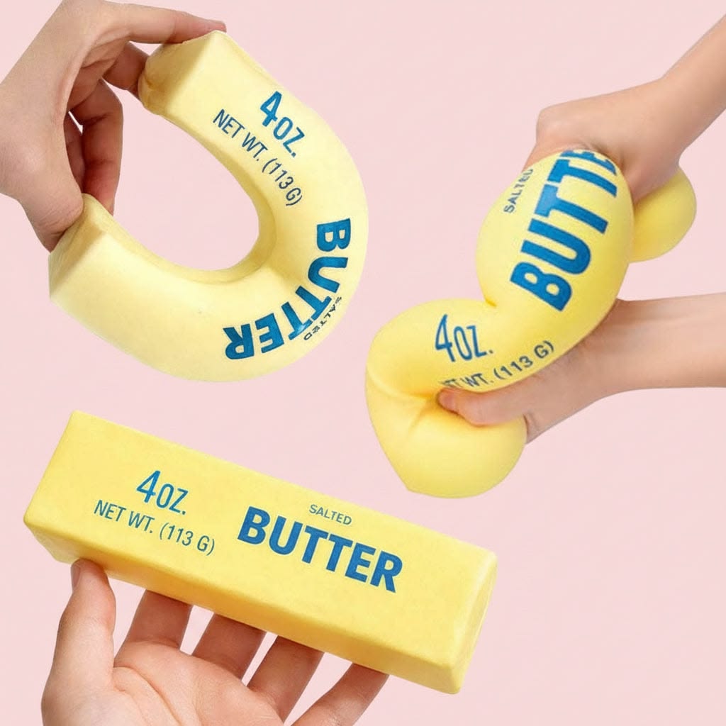 Jouet compressible Bâton de beurre