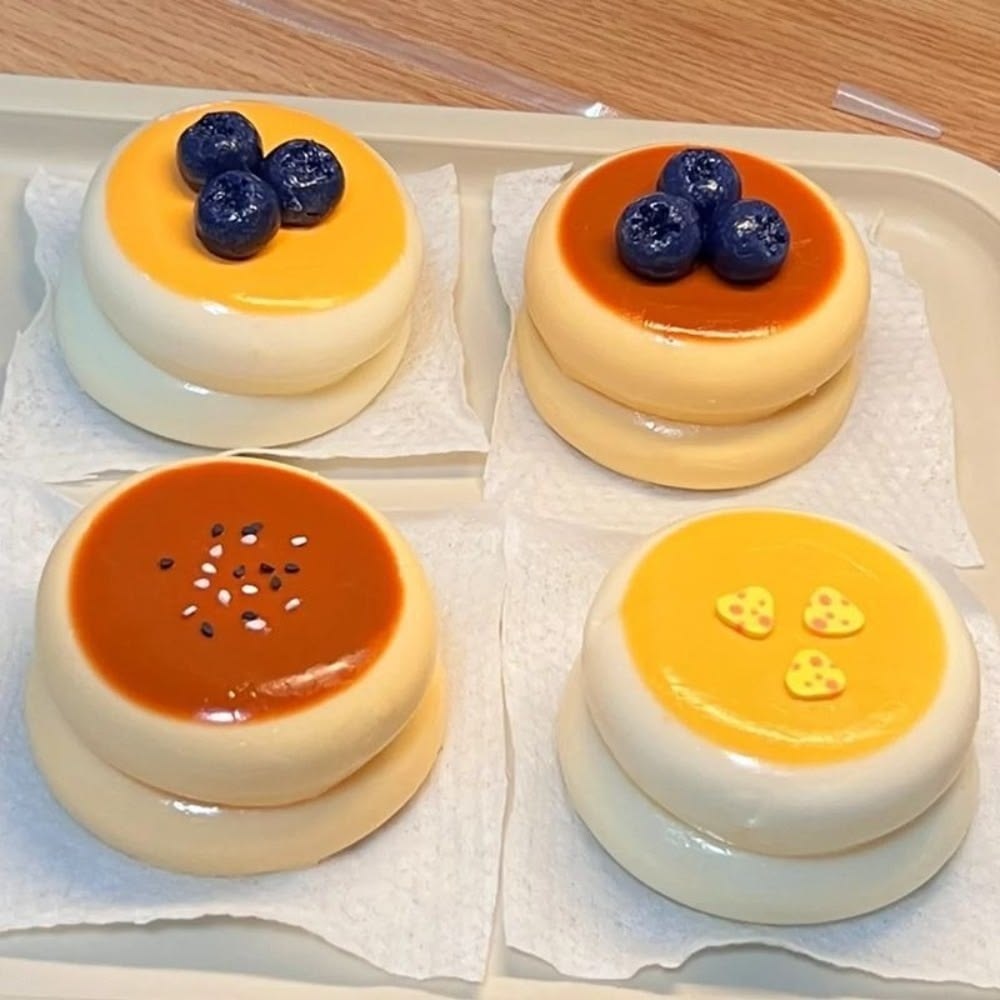 jouet anti-stress moelleux crêpe